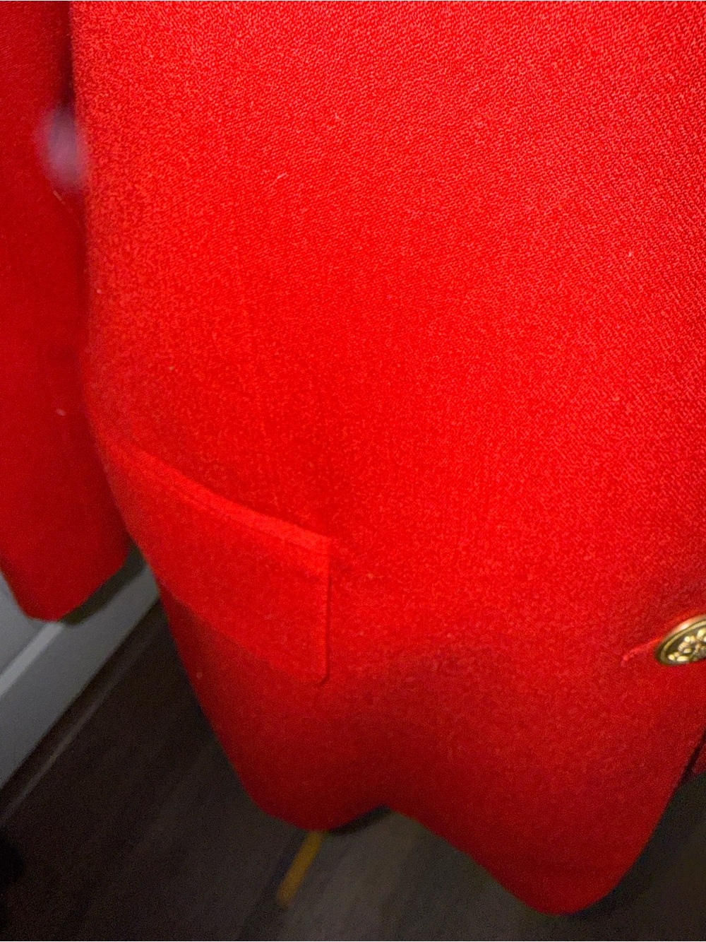 Vintage Lauren Ralph Lauren Red Blazer with Crest Patch - Picture 5 of 9